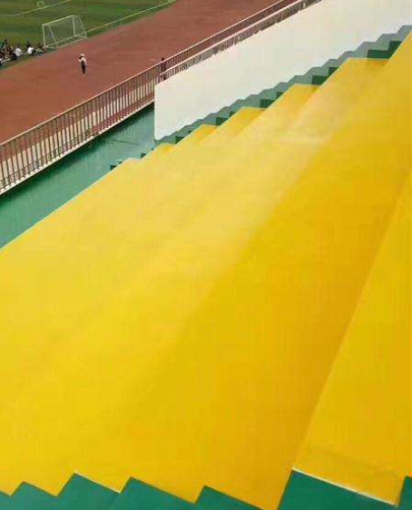 冷水滩球场台阶翻新修补改造